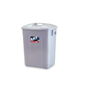 ART - 長方形帶蓋垃圾桶 D-ART416GY