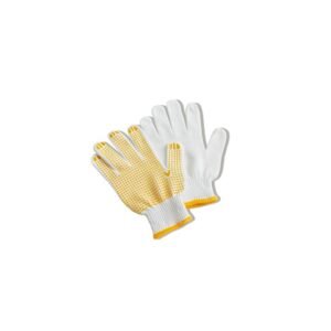 防滑黃邊膠粒綿手套 D-CLA0400