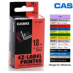 CASIO - 標籤帶 D-COIR18RD1