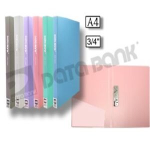 DATABANK - 磨砂透明單夾料部(膠夾) D-DBEM301BL