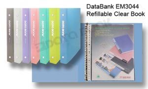 DATABANK - 磨砂透明20頁可加頁資料部(鐵夾) D-DBEM3044CL