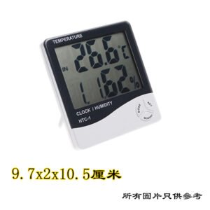 電子式時鐘連溫度濕度計 D-HTC1