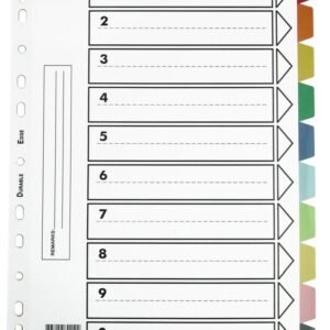 MIT - 彩色紙索引10級 D-MITPI10M