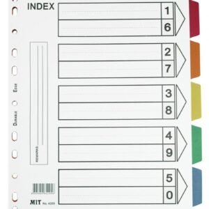 MIT - 彩色紙索引5級 D-MITPI5M