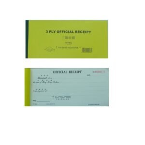 三聯收據 D-OR7023