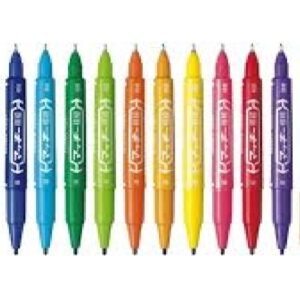 ZEBRA - 小嘜奇兩頭油性筆 D-ZBEXMX120OR