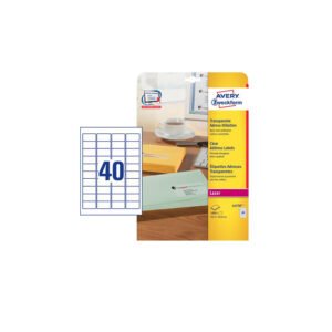 ZWECKFORM - 透明鐳射&影印標籤 D-ZF4770